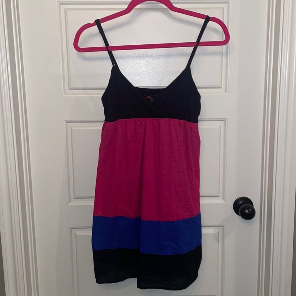 Forever21 Babydoll Colorblock Dress